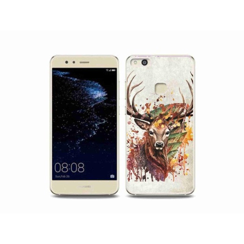 Gél tok mmCase a mobil Huawei P10 Lite készülékhez - szarvas 1