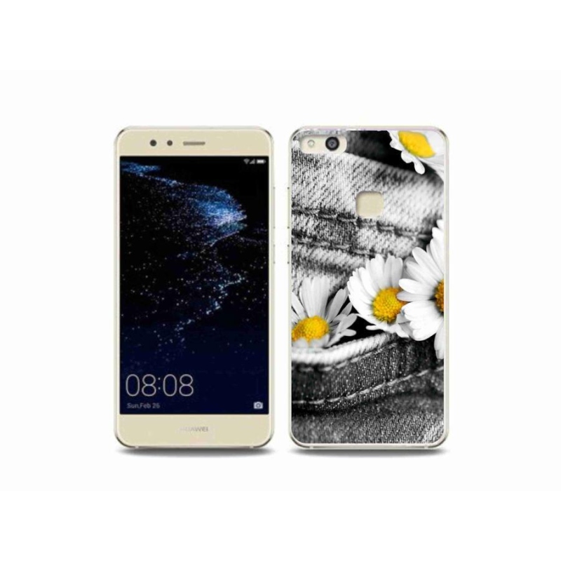 Gél tok mmCase mobiltelefonhoz Huawei P10 Lite - százszorszépek