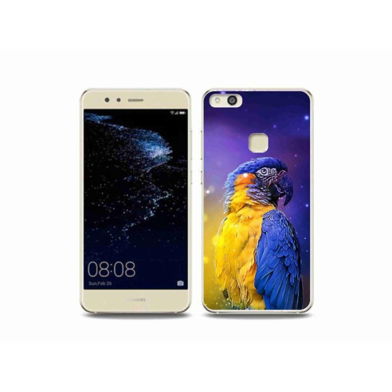 Gél tok mmCase mobil Huawei P10 Lite - papagáj ara 1