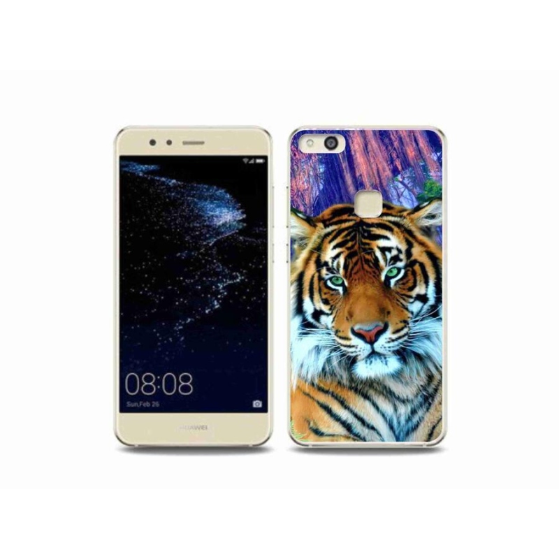 Gél tok mmCase a mobil Huawei P10 Lite készülékhez - tigris