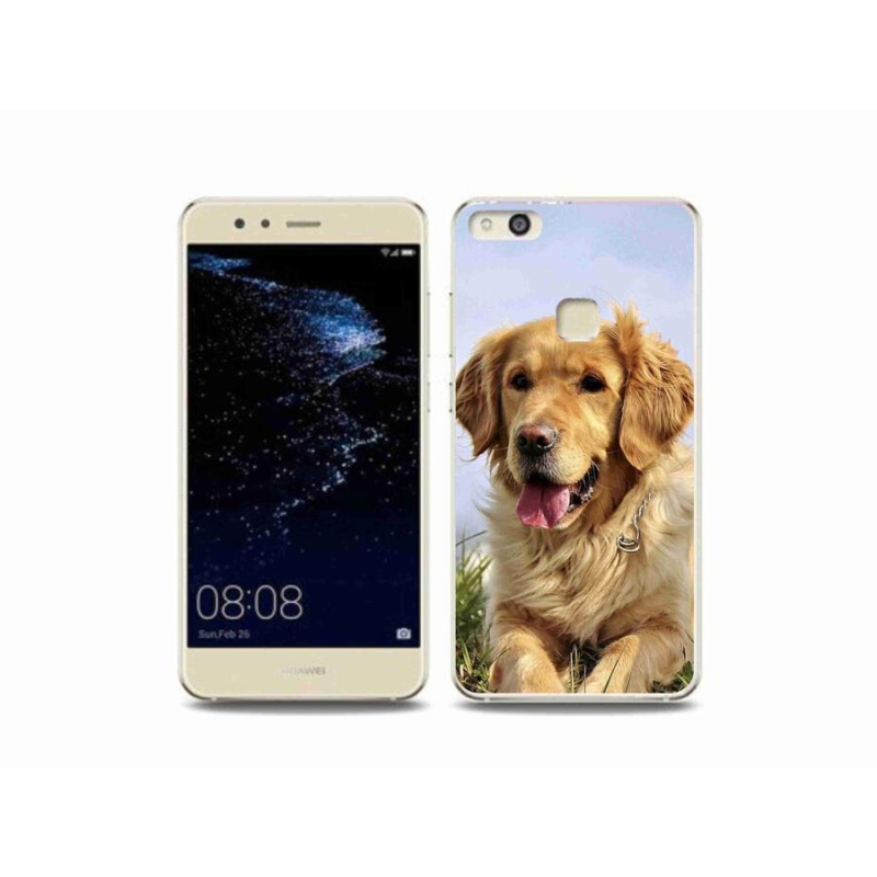 Gél tok mmCase mobil Huawei P10 Lite - arany retriever