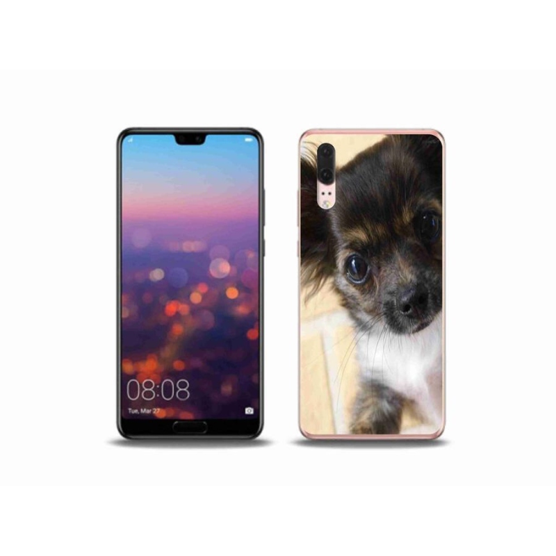 Gél tok mmCase mobil Huawei P20 - chihuahua 2
