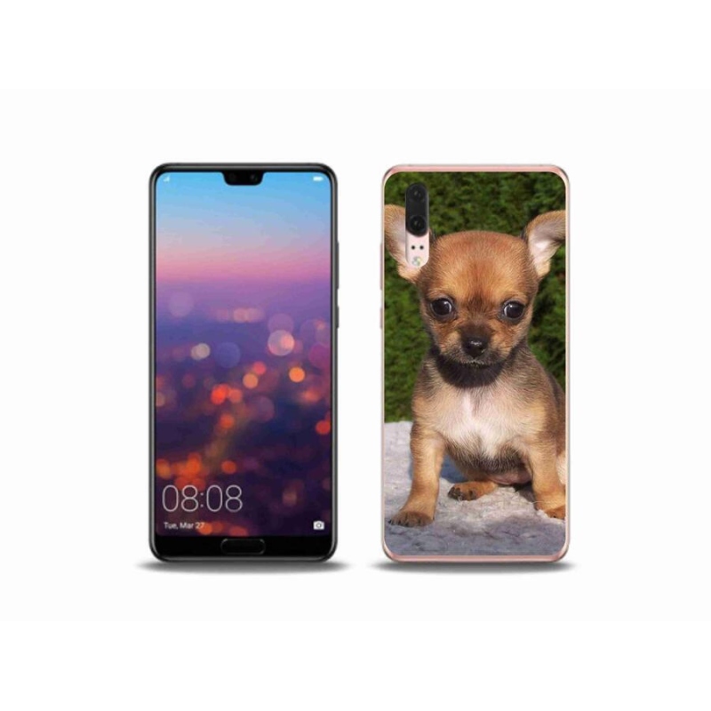 Gél tok mmCase mobil Huawei P20 - chihuahua 3