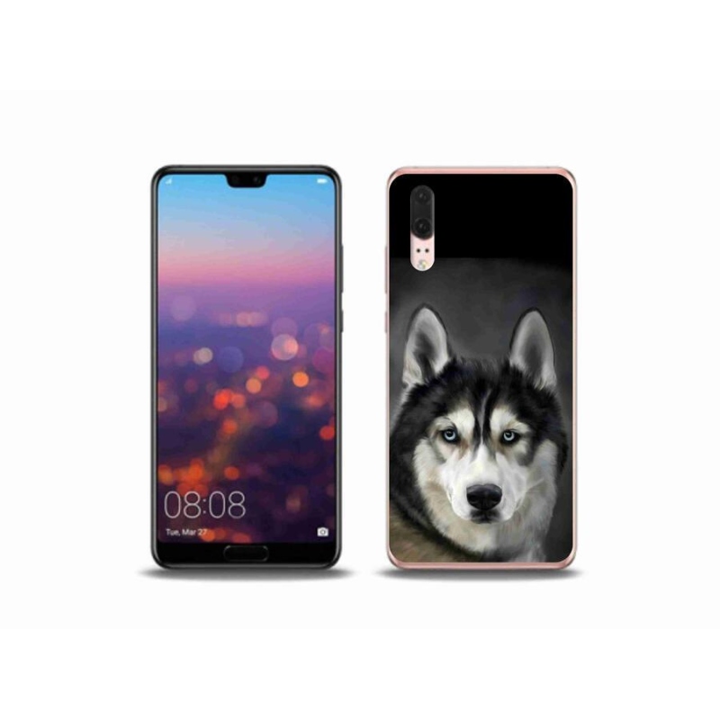 Gél tok mmCase mobil Huawei P20 - husky
