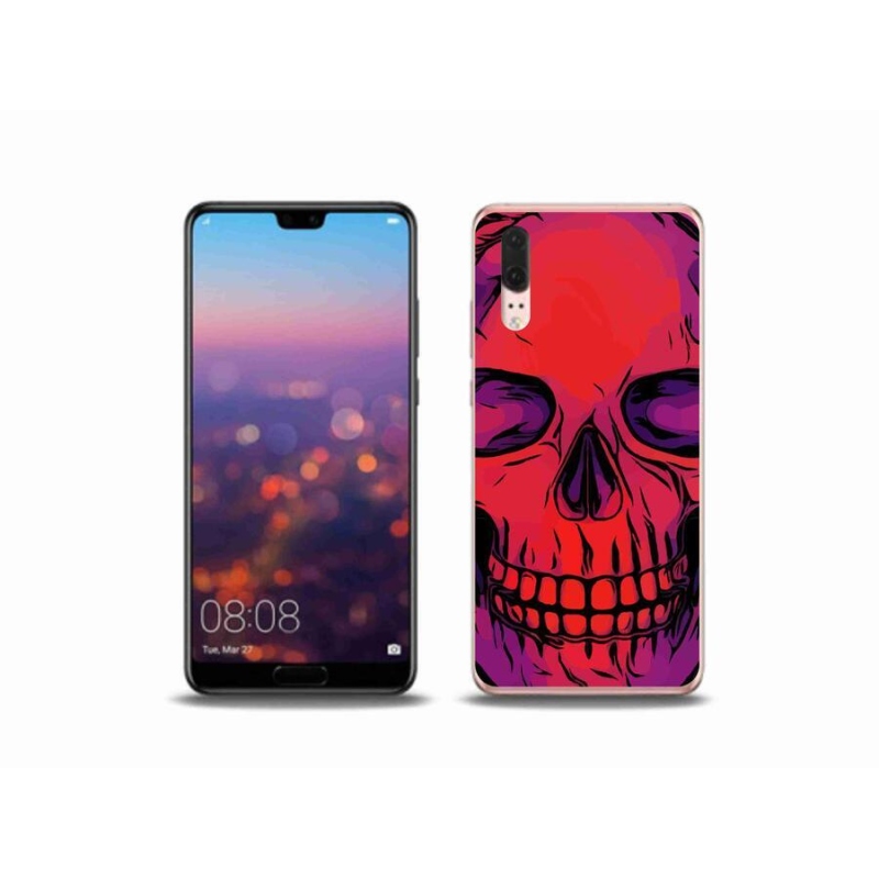Gél tok mmCase mobil Huawei P20 - koponya