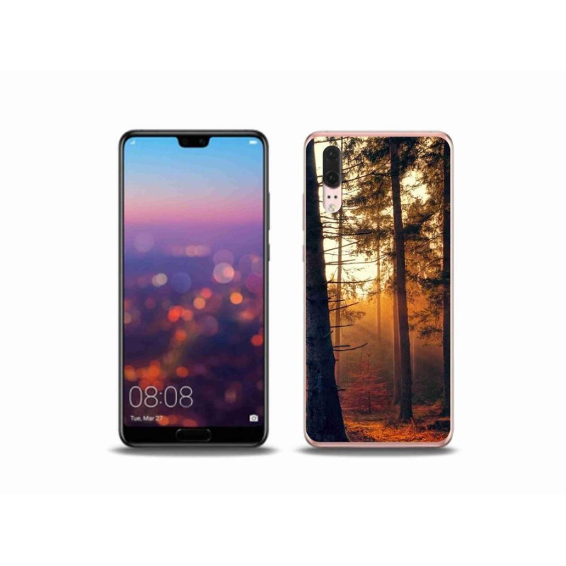 Gél tok mmCase a Huawei P20 készülékhez - erdő