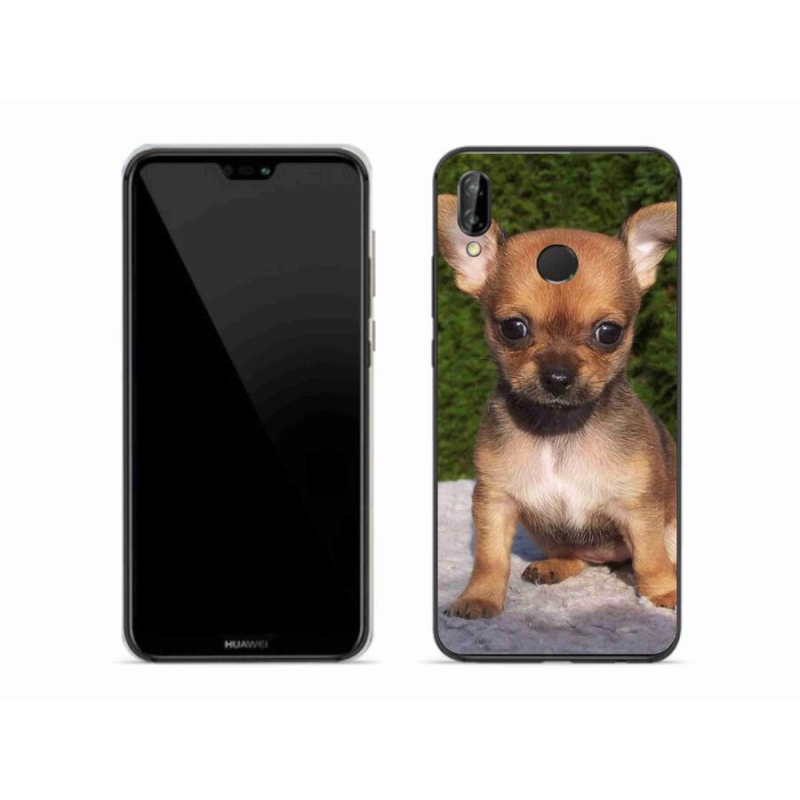 Gél tok mmCase mobil Huawei P20 Lite - chihuahua 3