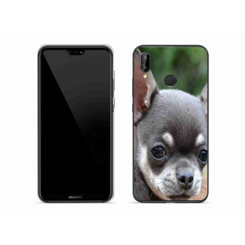 Gél tok mmCase mobil Huawei P20 Lite - chihuahua
