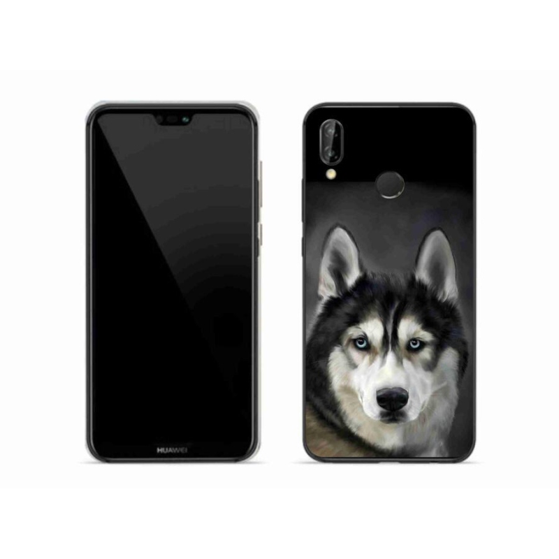 Gél tok mmCase mobil Huawei P20 Lite - husky