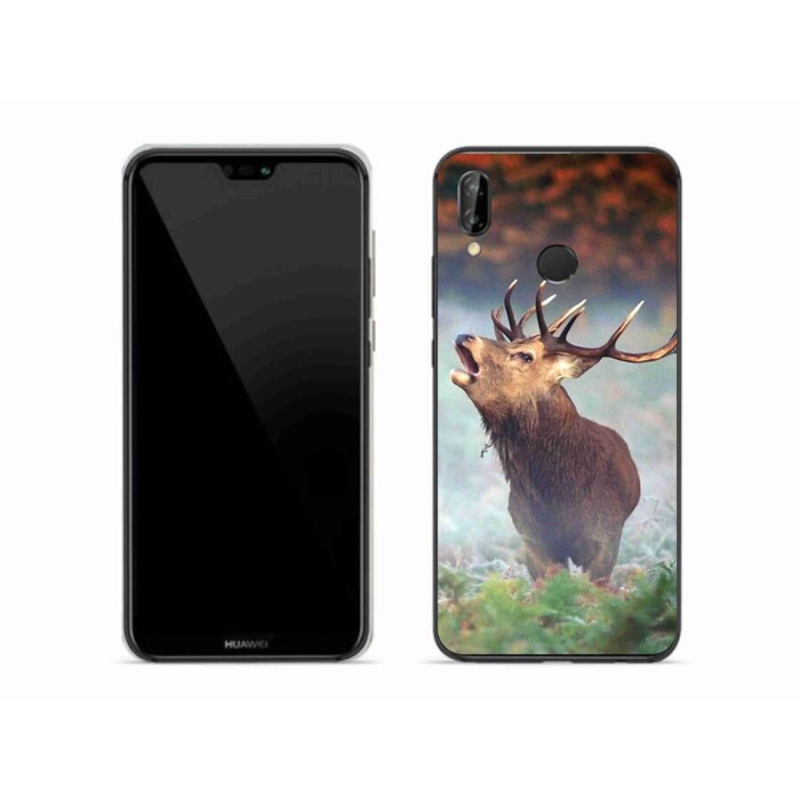 Gél tok mmCase mobil Huawei P20 Lite - szarvas 2