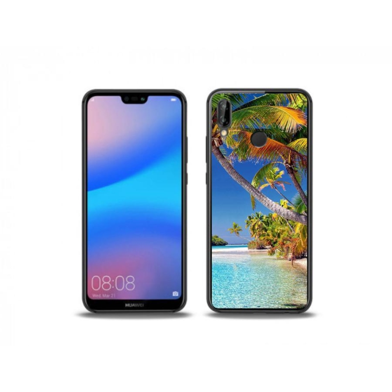 Gél tok mmCase a mobil Huawei P20 Lite - tengerpartra