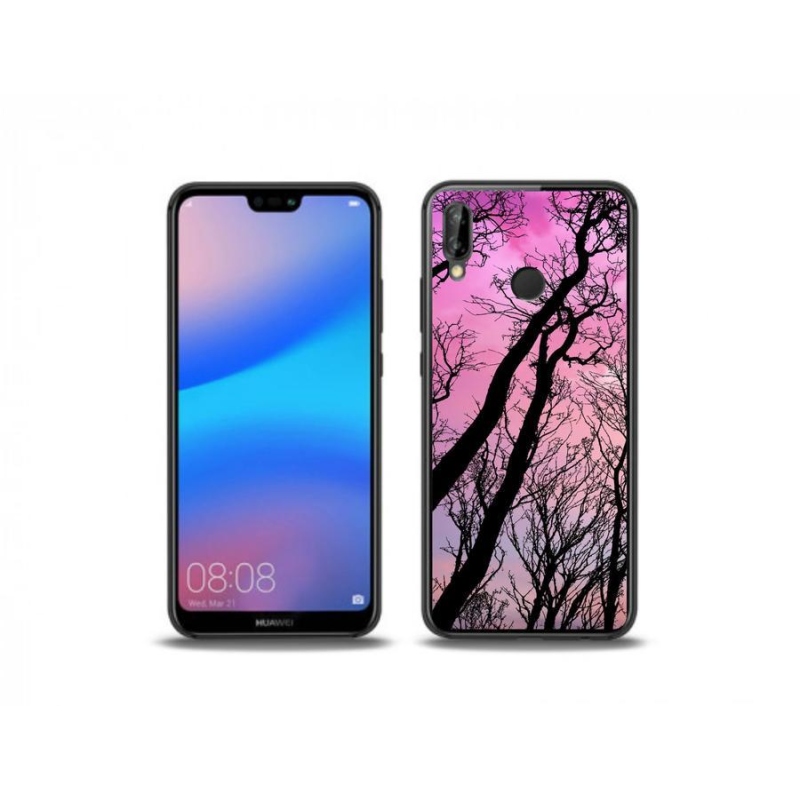 Gél tok mmCase a mobil Huawei P20 Lite - kidőlt fák számára