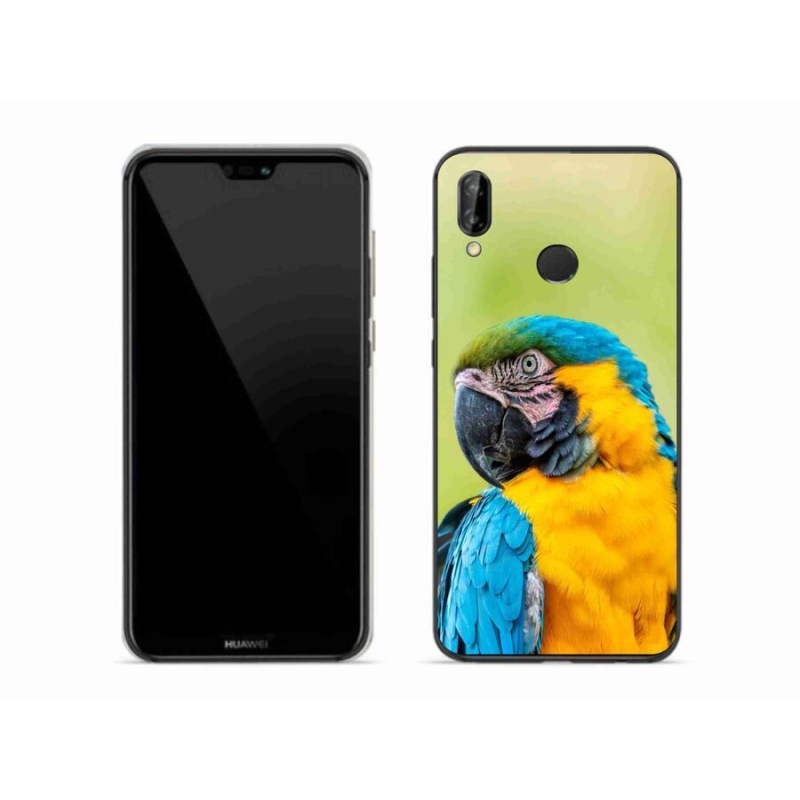 Gél tok mmCase mobil Huawei P20 Lite - papagáj ara 2
