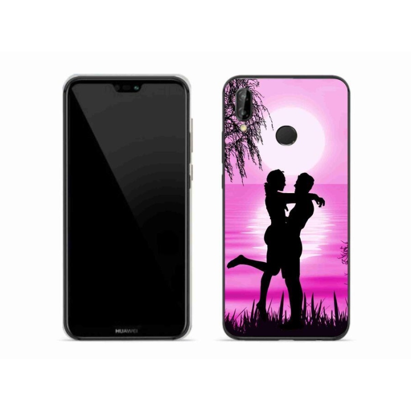 Gél tok mmCase a Huawei P20 Lite készülékhez - naplemente