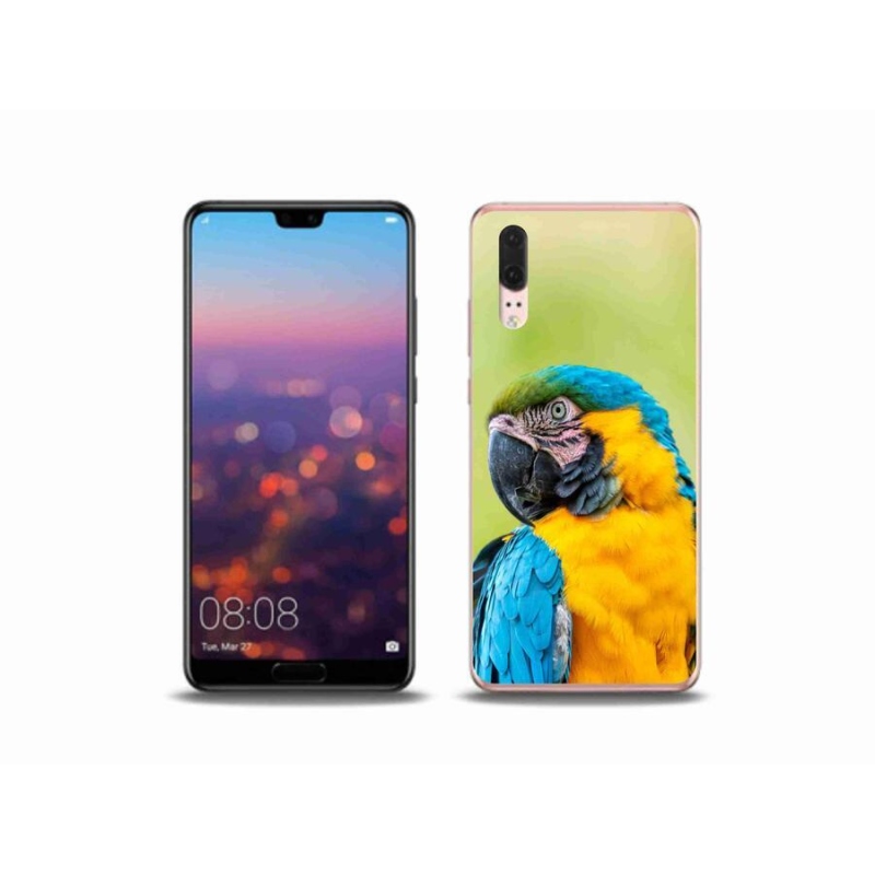 Gél tok mmCase mobil Huawei P20 - papagáj ara 2