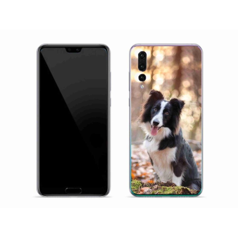 Gél tok mmCase mobil Huawei P20 Pro - border collie 1