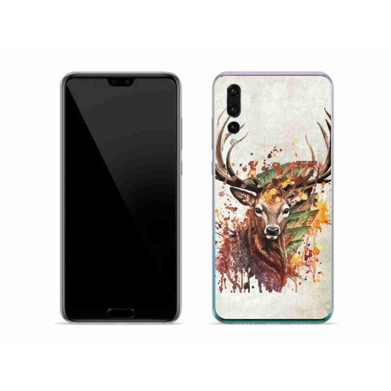 Gél tok mmCase a Huawei P20 Pro készülékhez - szarvas 1