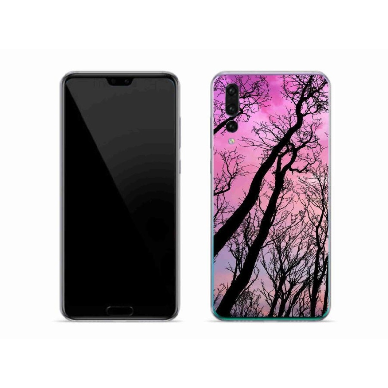 Gél tok mmCase a mobil Huawei P20 Pro - kidőlt fák számára