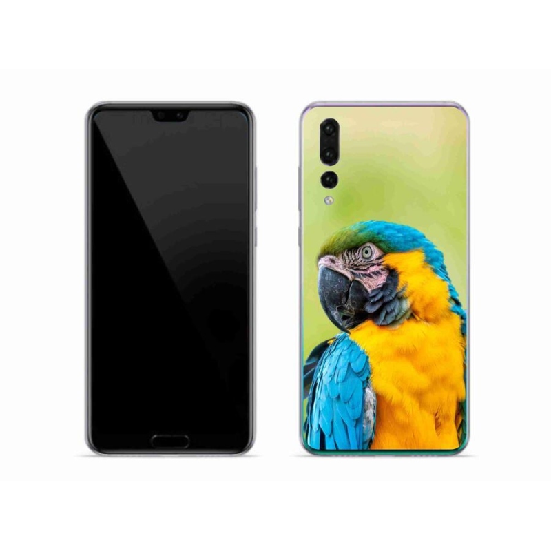 Gél tok mmCase mobil Huawei P20 Pro - papagáj ara 2