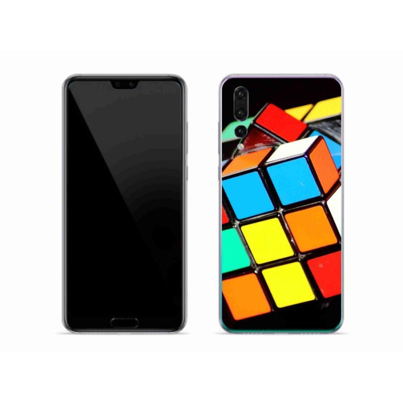 Gél tok mmCase mobil Huawei P20 Pro - Rubik-kocka - mmCase mobilhoz