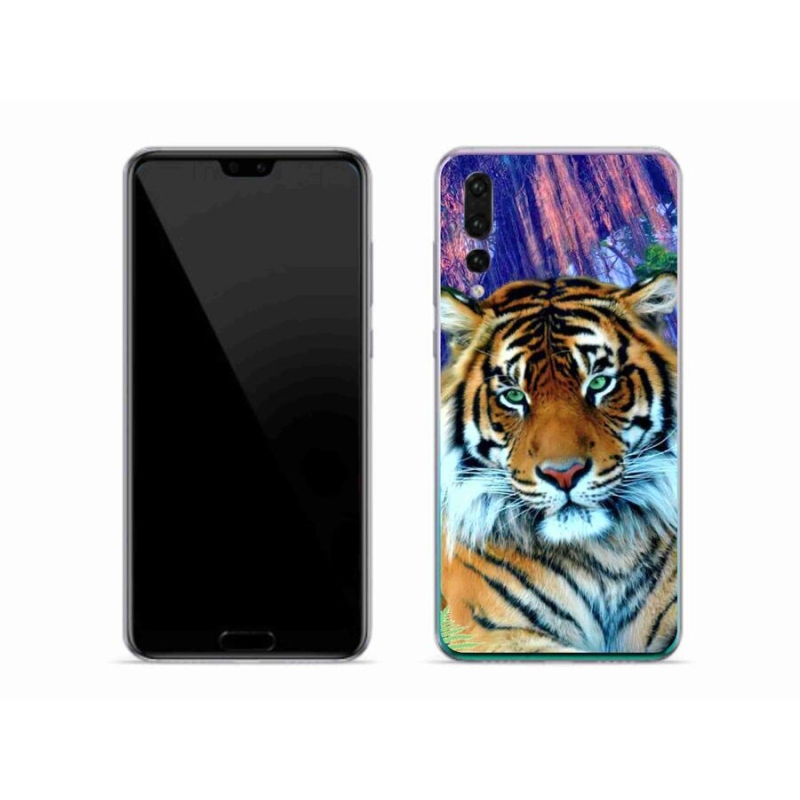 Gél tok mmCase a mobil Huawei P20 Pro készülékhez - tigris