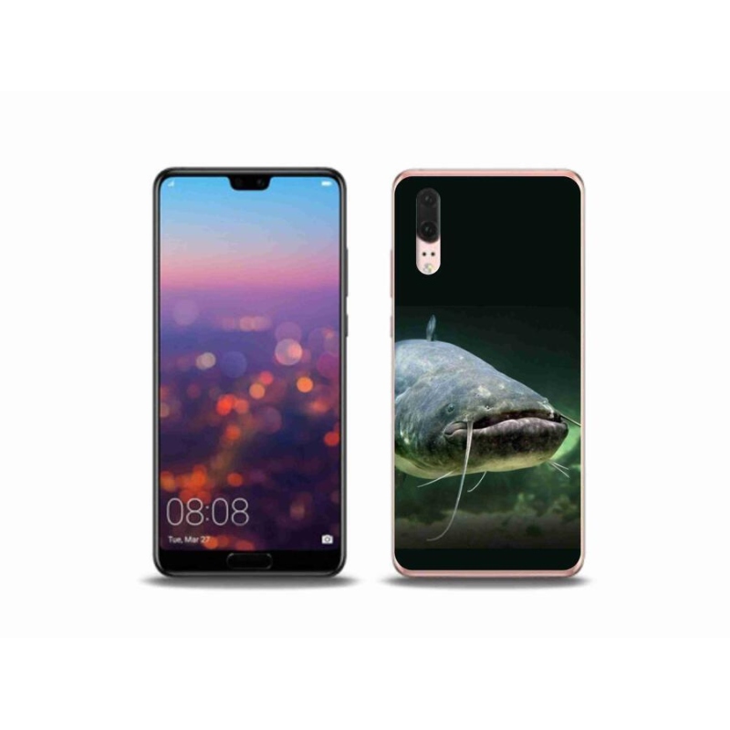Gél tok mmCase a mobil Huawei P20 - harcsa - harcsa