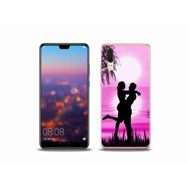 Gél tok mmCase a Huawei P20 készülékhez - naplemente
