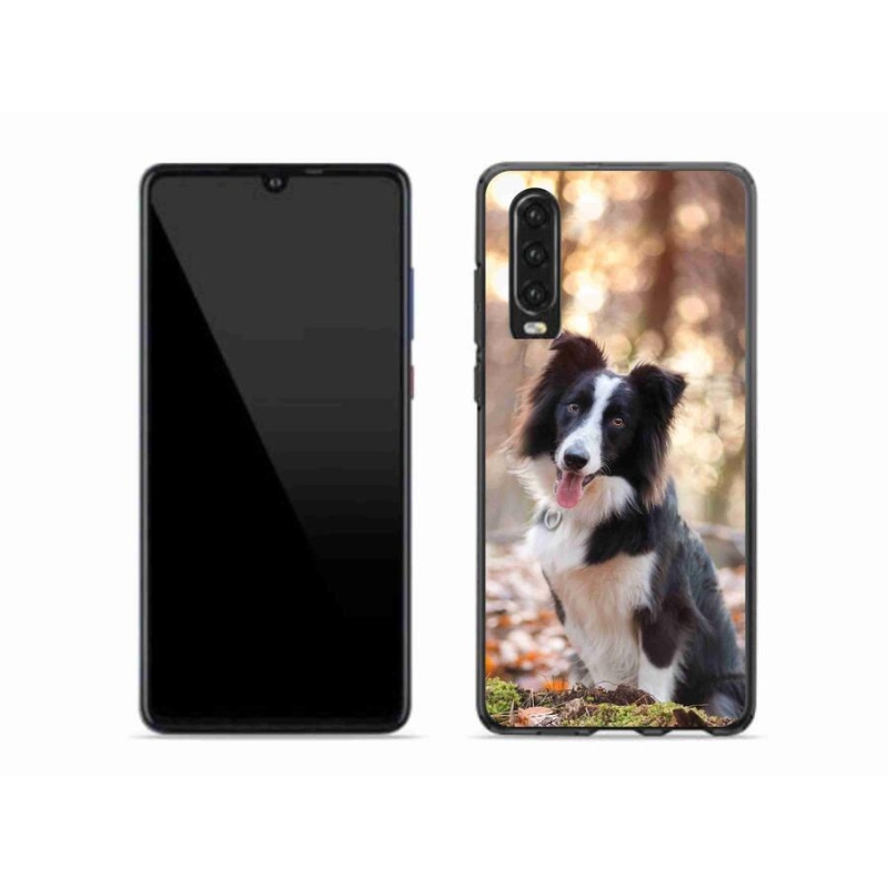 Gél tok mmCase a mobil Huawei P30 - border colie 1