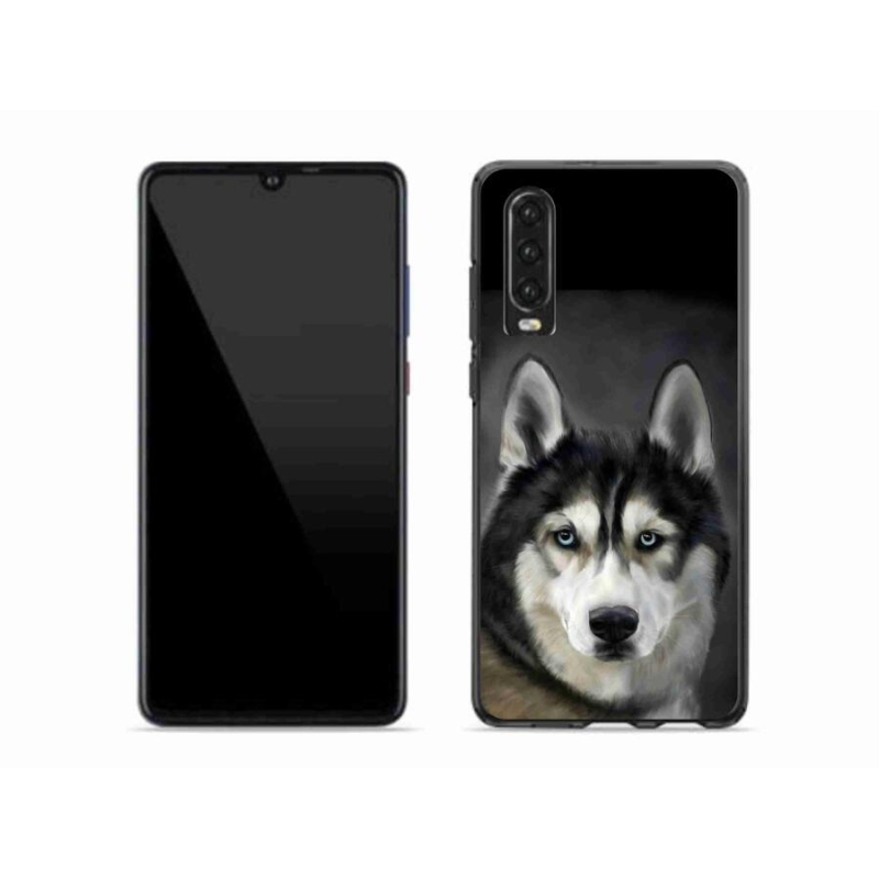 Gél tok mmCase mobil Huawei P30 - husky