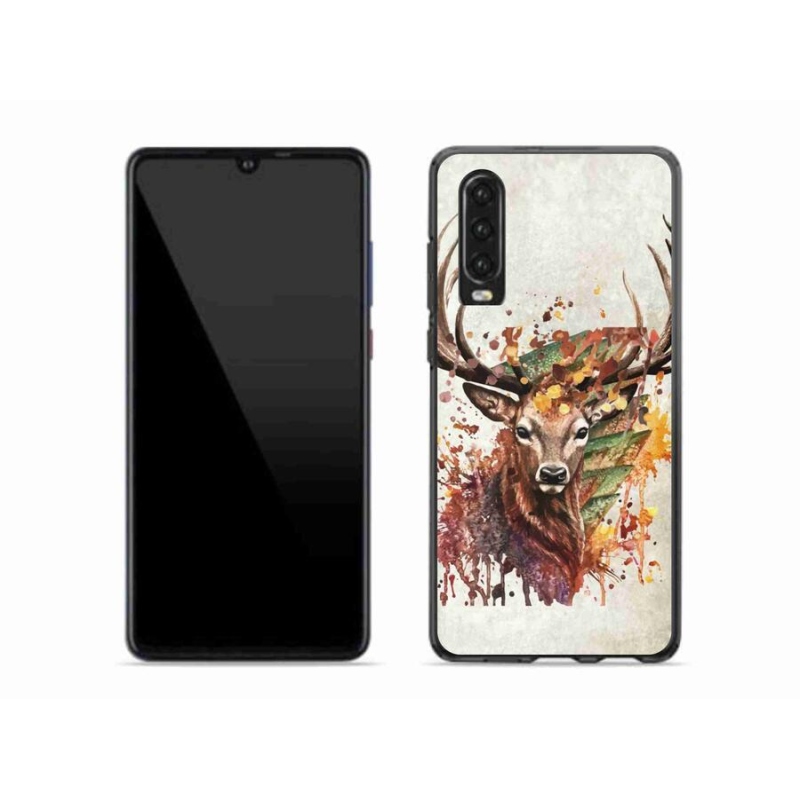 Gél tok mmCase mobil Huawei P30 - szarvas 1