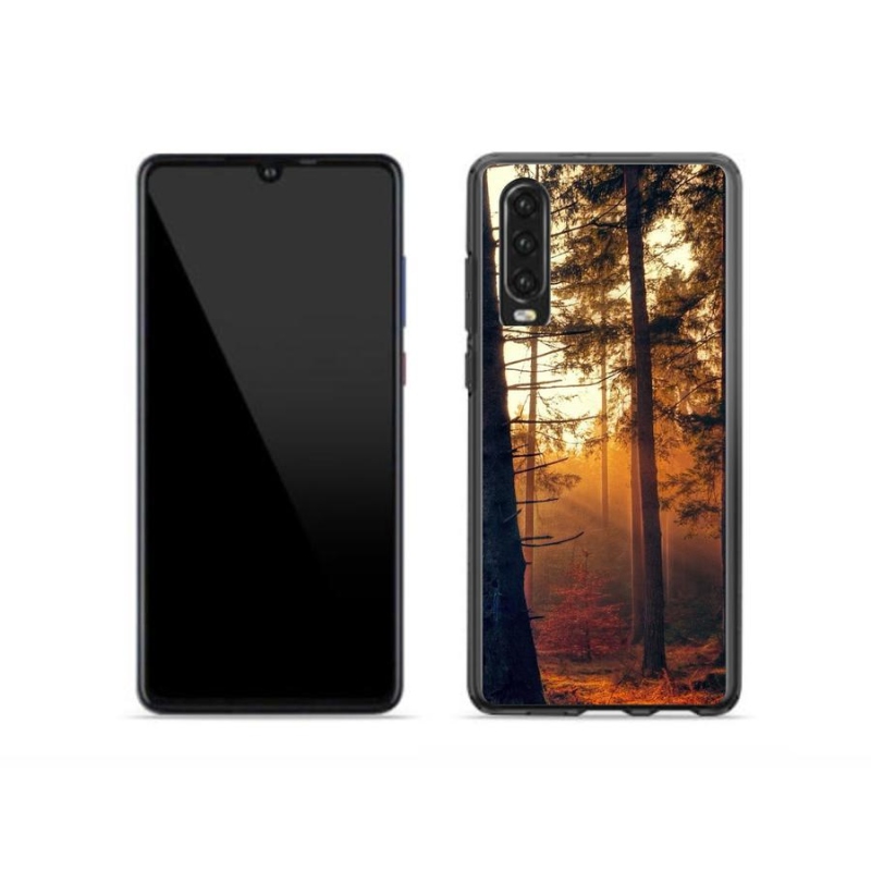 Gél tok mmCase a Huawei P30-hoz - erdő