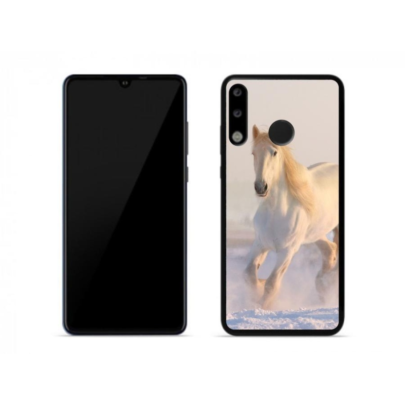 Gél tok mmCase mobil Huawei P30 Lite - ló a hóban
