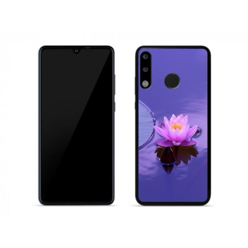 Gél tok mmCase mobil Huawei P30 Lite - virág a felszínen