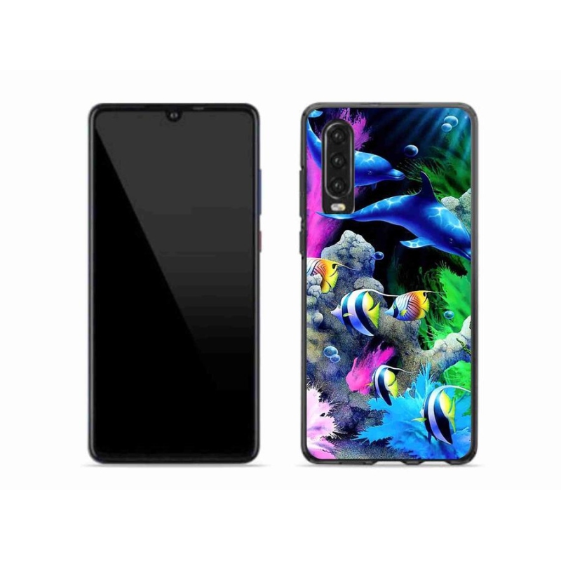 Gél tok mmCase a mobil Huawei P30-hoz - tenger világa