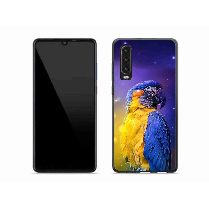 Gél tok mmCase mobil Huawei P30 - papagáj ara 1