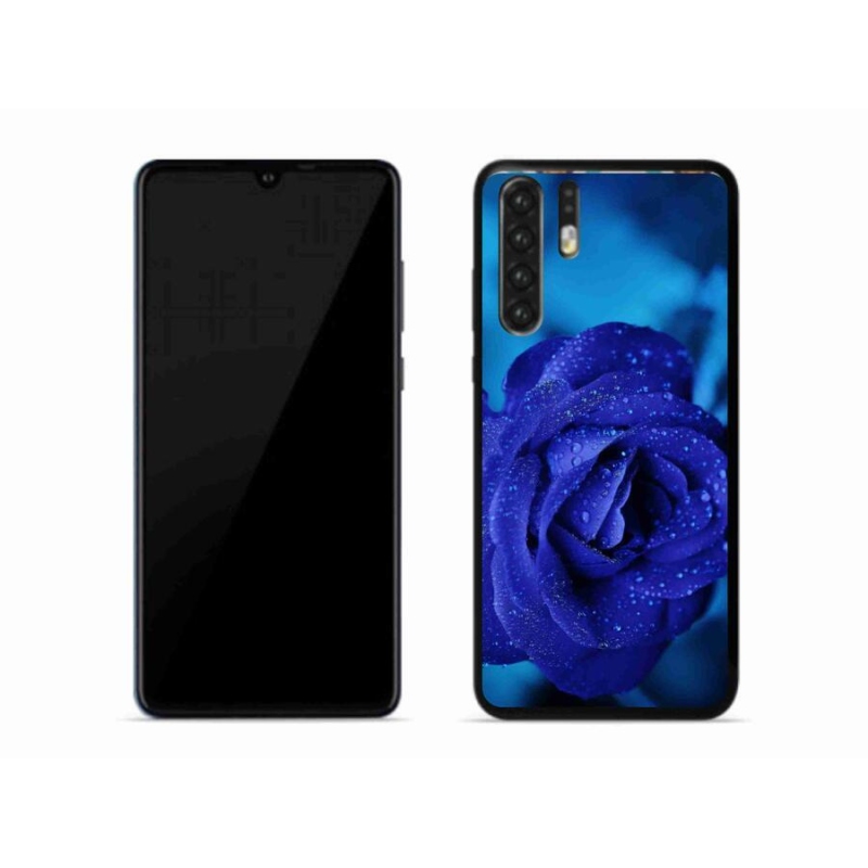 Gél tok mmCase a Huawei P30 Pro készülékhez - kék rózsa