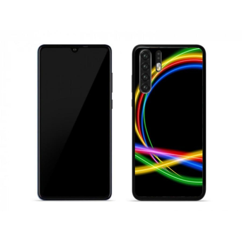 Gél tok mmCase a Huawei P30 Pro számára - neon körök