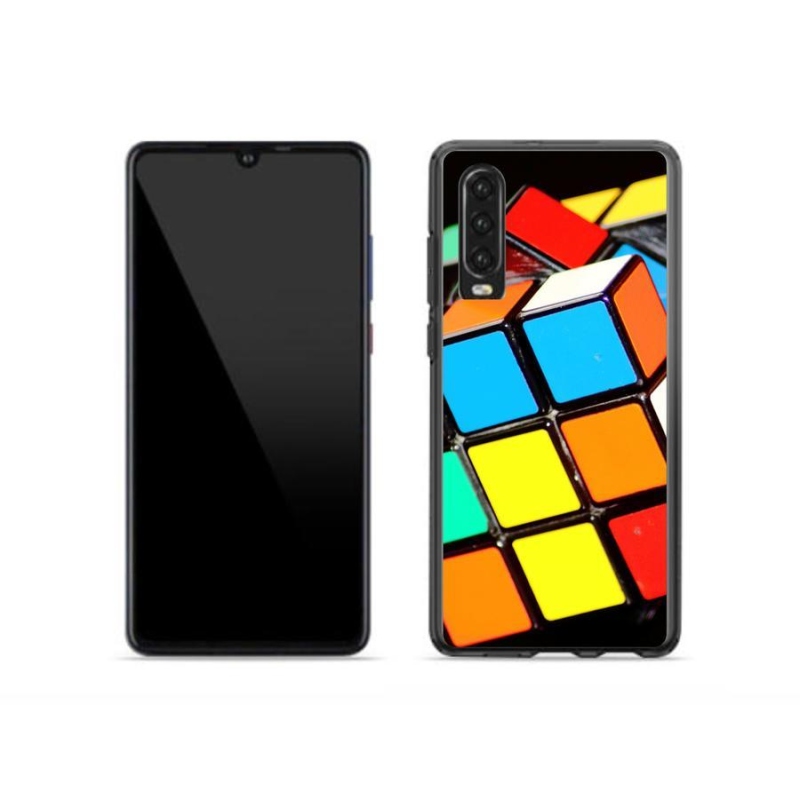 Gél tok mmCase mobil Huawei P30 - Rubik-kocka - mmCase mobilhoz