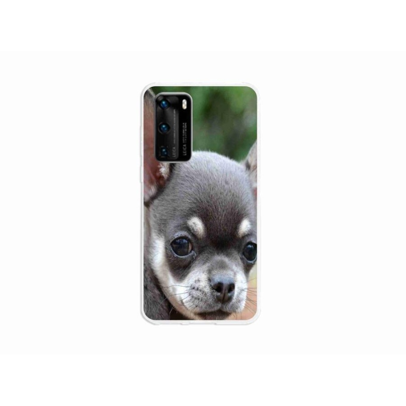 Gél tok mmCase a mobil Huawei P40 - chihuahua számára