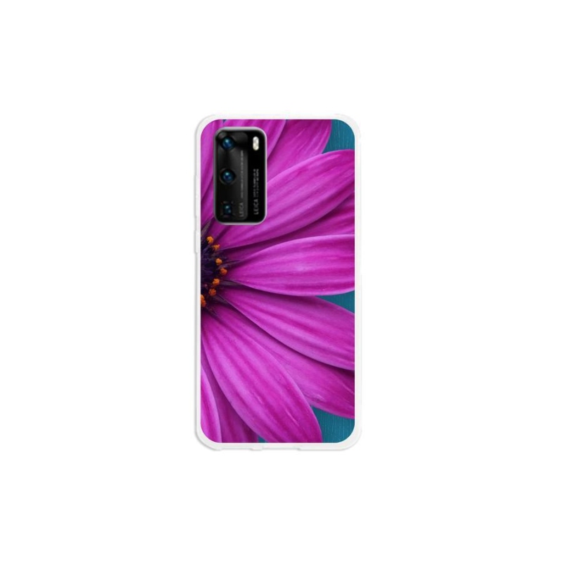 Gél tok mmCase a mobil Huawei P40 - lila margaréta