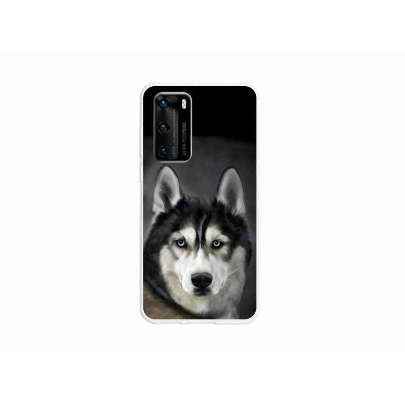 Gél tok mmCase a mobil Huawei P40 - husky - mobiltelefonhoz