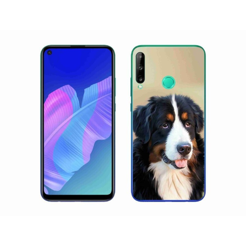 Gél tok mmCase a mobil Huawei P40 Lite E - Berni hegyi kutya számára