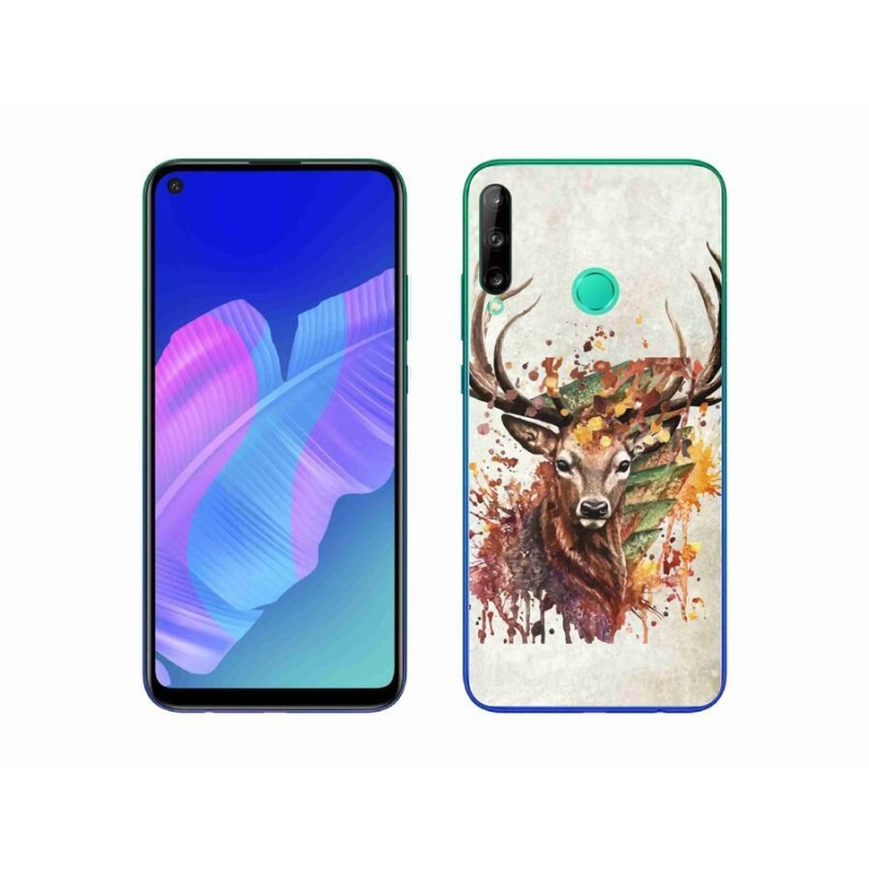 Gél tok mmCase mobil Huawei P40 Lite E - szarvas 1
