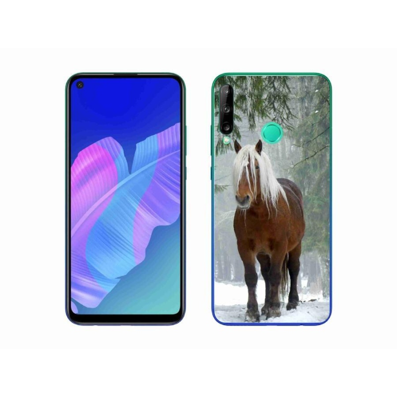 Gél tok mmCase mobil Huawei P40 Lite E - ló az erdőben