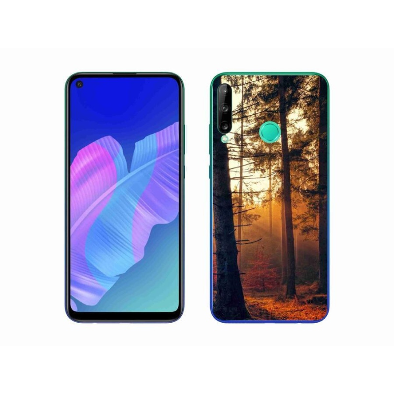 Gél tok mmCase a Huawei P40 Lite E számára - erdő