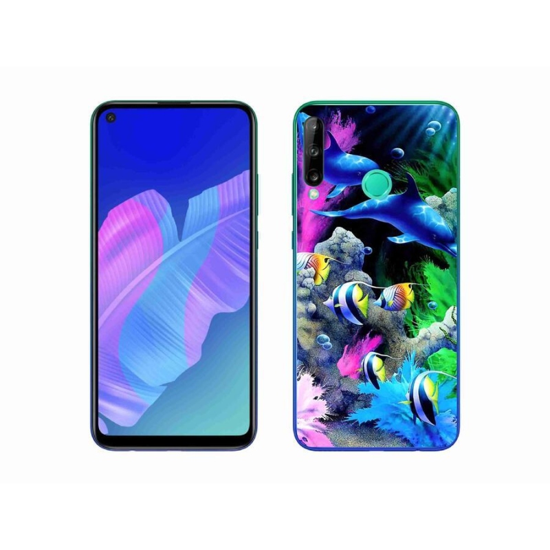 Gél tok mmCase a mobil Huawei P40 Lite E - tengeri világhoz