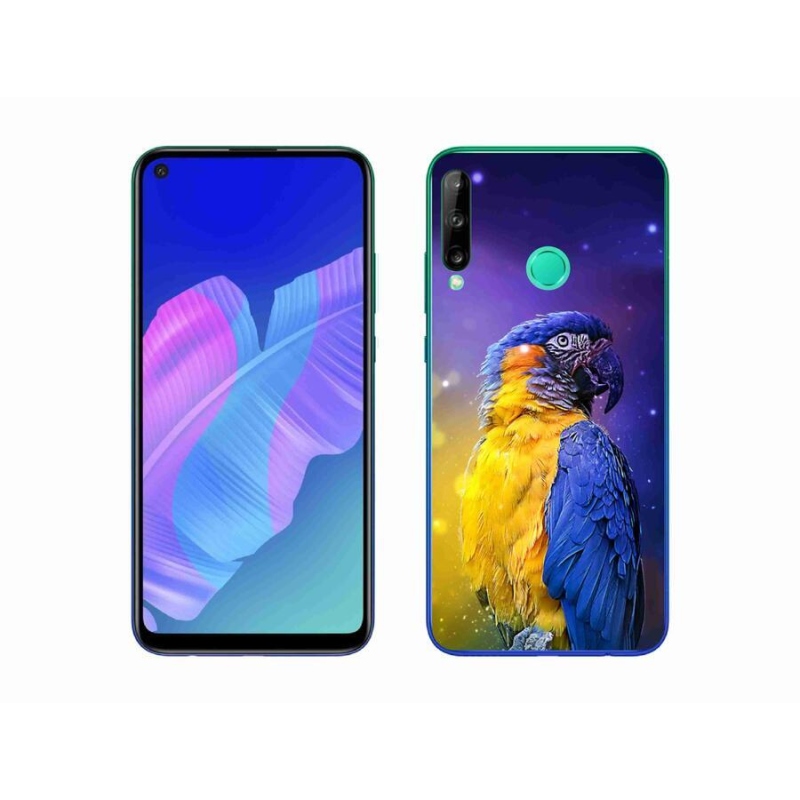 Gél tok mmCase mobil Huawei P40 Lite E - papagáj ara 1