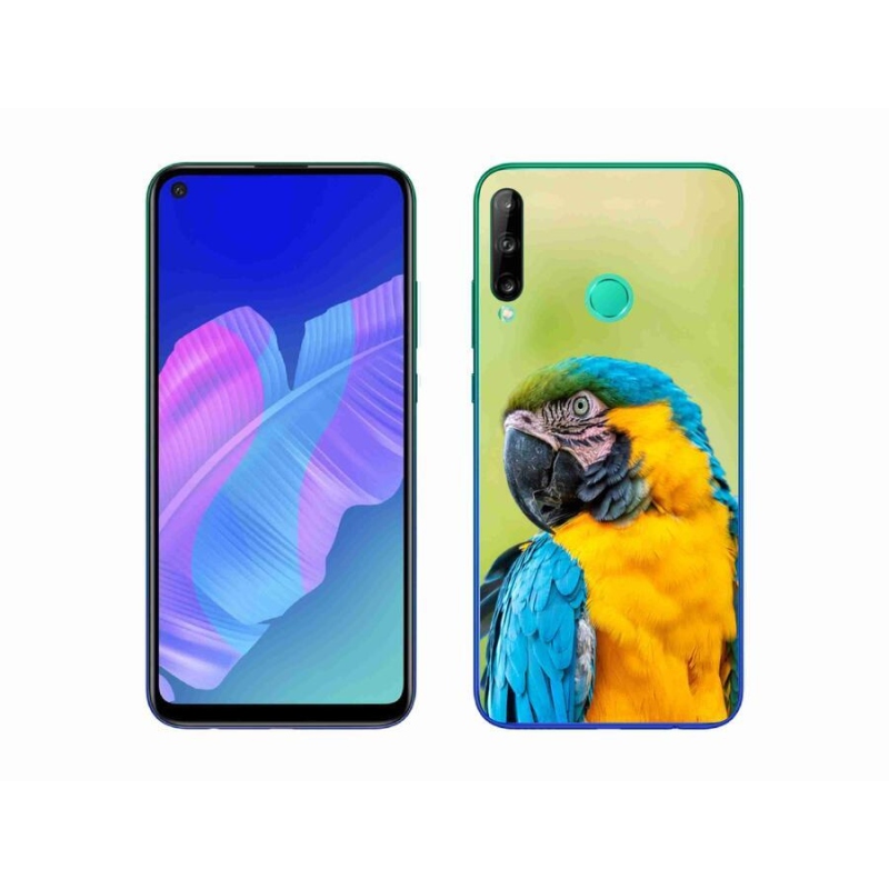 Gél tok mmCase mobil Huawei P40 Lite E - papagáj ara 2