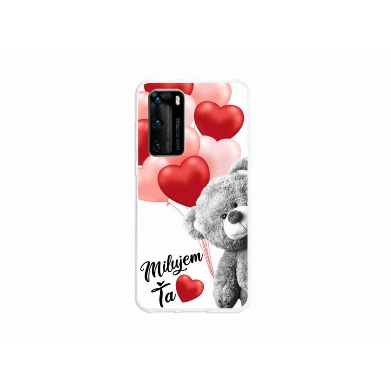 Gél tok mmCase mobil Huawei P40 - I love you