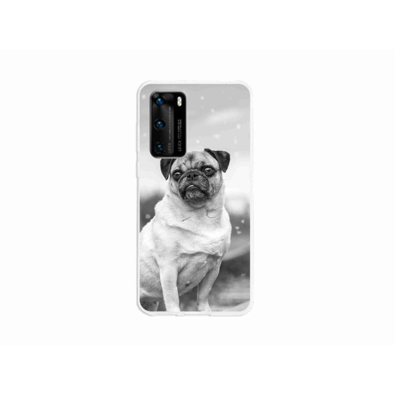 Gél tok mmCase mobil Huawei P40 - mopsz - mopsz